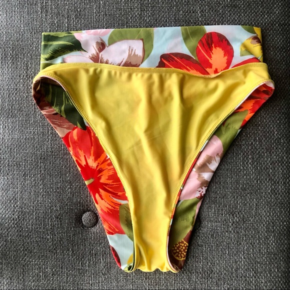 NEW Aerie floral high cut cheeky bikini bottom 🌺 - Picture 9 of 12